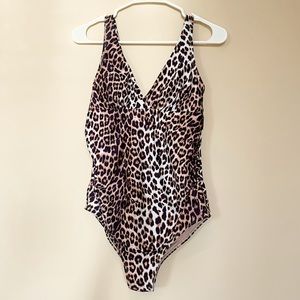 MAMA H&M One Piece Swimsuit in Leopard Maternity